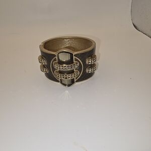 Lia Sophia Gold and Brown Bracelet